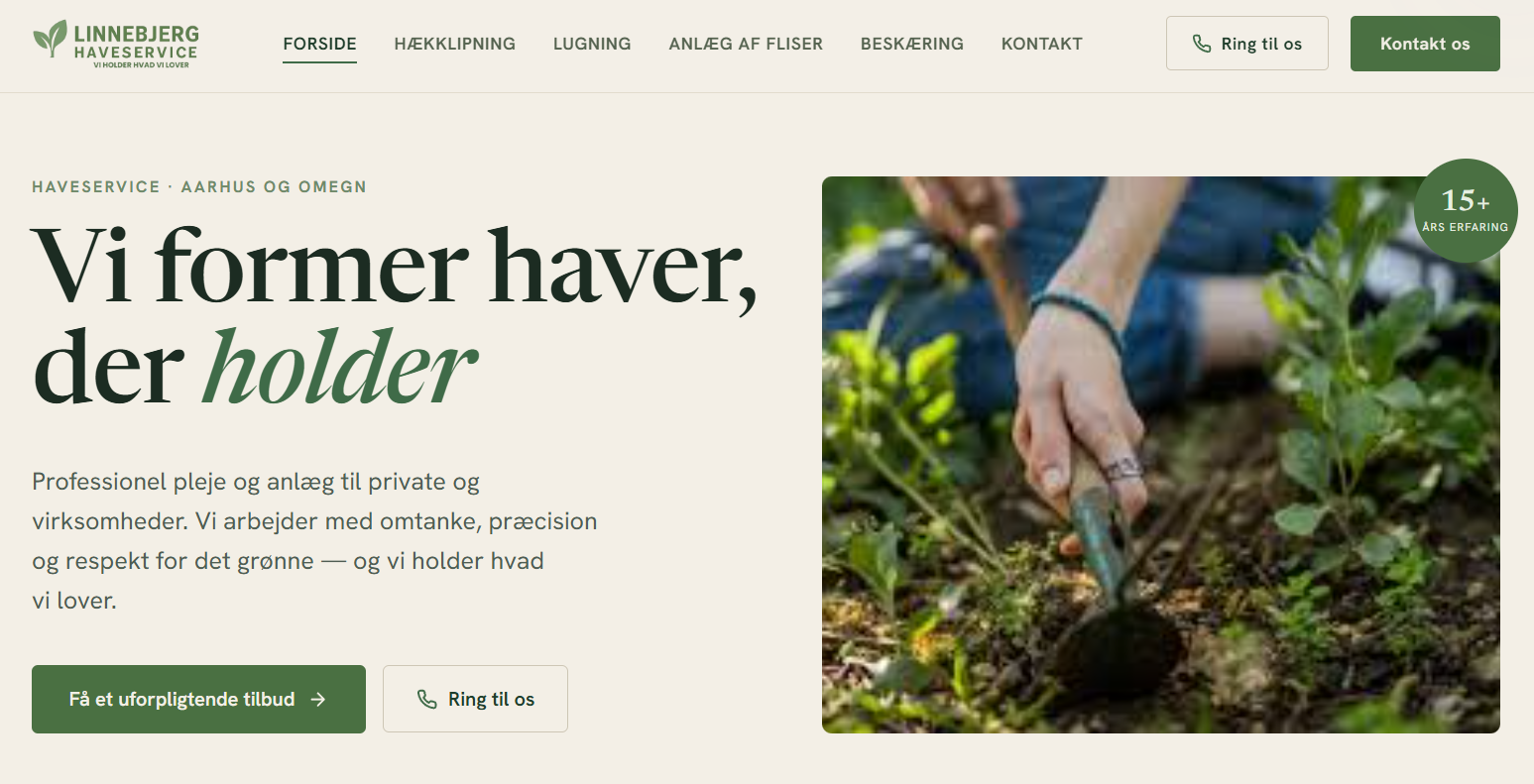 Linnebjerg Haveservice — haveservice i Aarhus